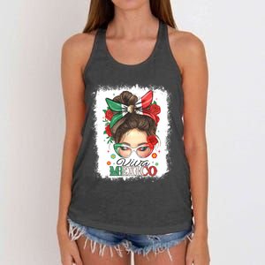 Viva Mexico Independence Day Women's Knotted Racerback Tank