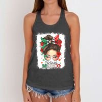 Viva Mexico Independence Day Women's Knotted Racerback Tank