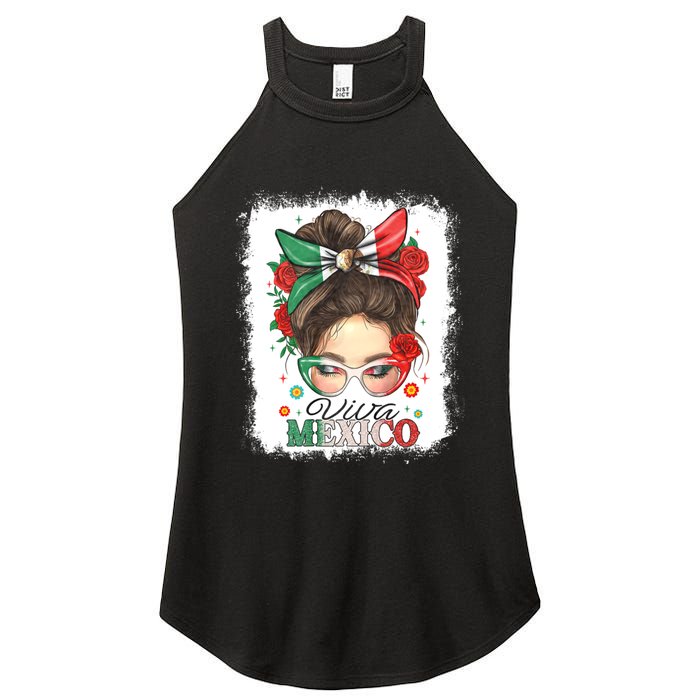 Viva Mexico Independence Day Women's Perfect Tri Rocker Tank