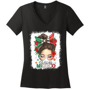 Viva Mexico Independence Day Women's V-Neck T-Shirt