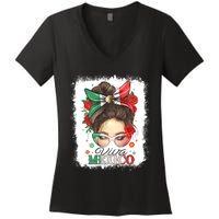 Viva Mexico Independence Day Women's V-Neck T-Shirt