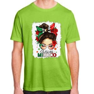 Viva Mexico Independence Day Women Girl Mexican Flag Gift Adult ChromaSoft Performance T-Shirt