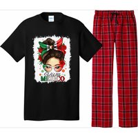 Viva Mexico Independence Day Women Girl Mexican Flag Gift Pajama Set