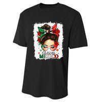 Viva Mexico Independence Day Women Girl Mexican Flag Gift Performance Sprint T-Shirt