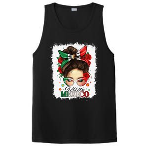 Viva Mexico Independence Day Women Girl Mexican Flag Gift PosiCharge Competitor Tank