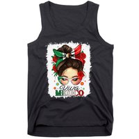 Viva Mexico Independence Day Women Girl Mexican Flag Gift Tank Top