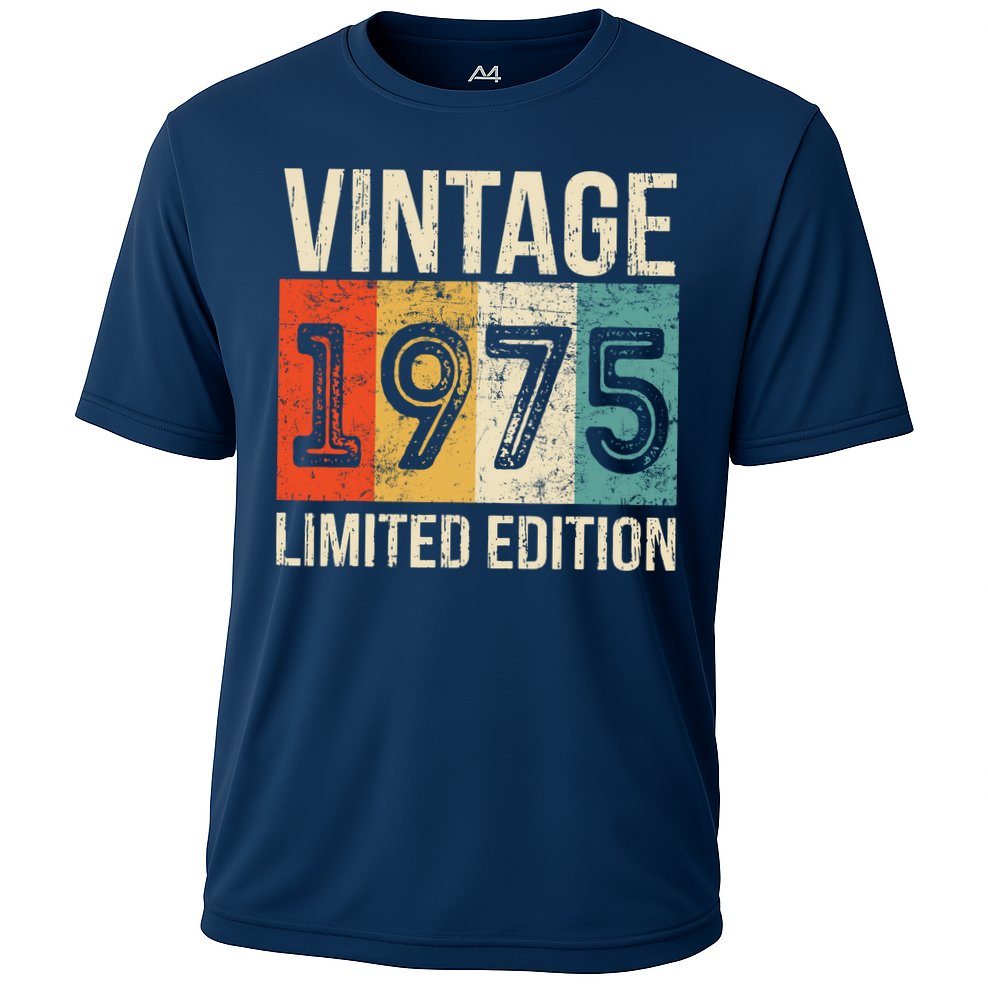 Vintage Made In 1975 Birthday Cooling Performance Crew T-Shirt