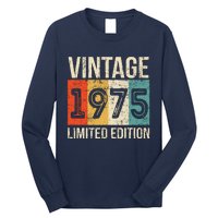 Vintage Made In 1975 Birthday Long Sleeve Shirt