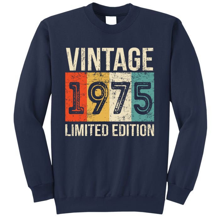 Vintage Made In 1975 Birthday Sweatshirt