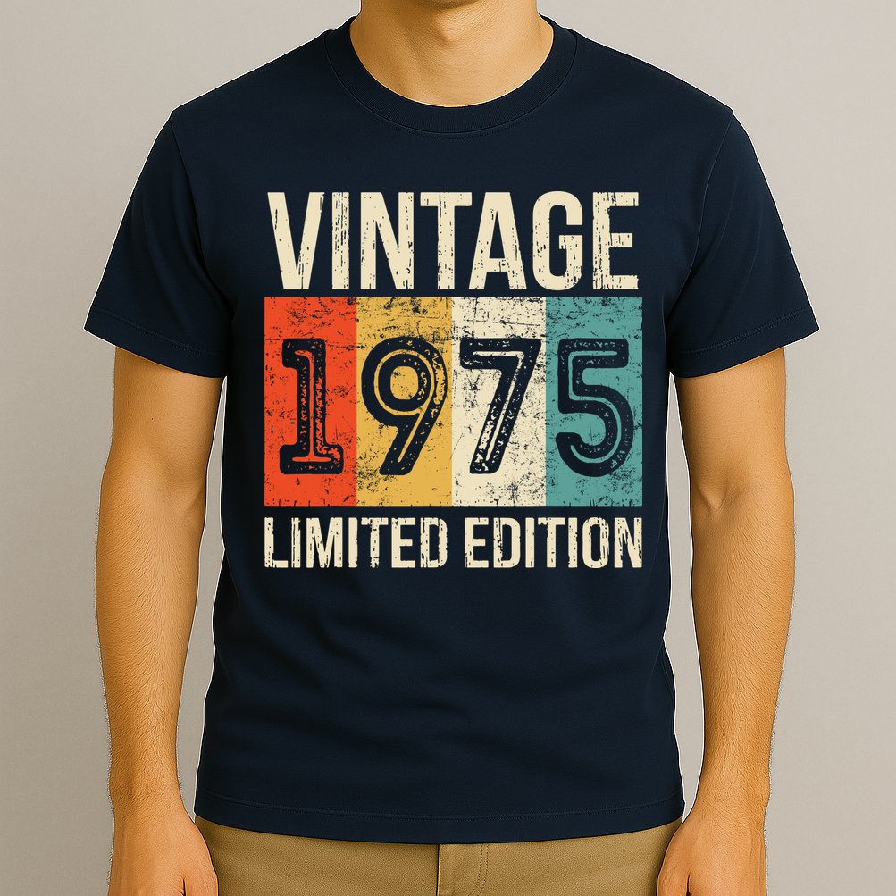 Vintage Made In 1975 Birthday T-Shirt