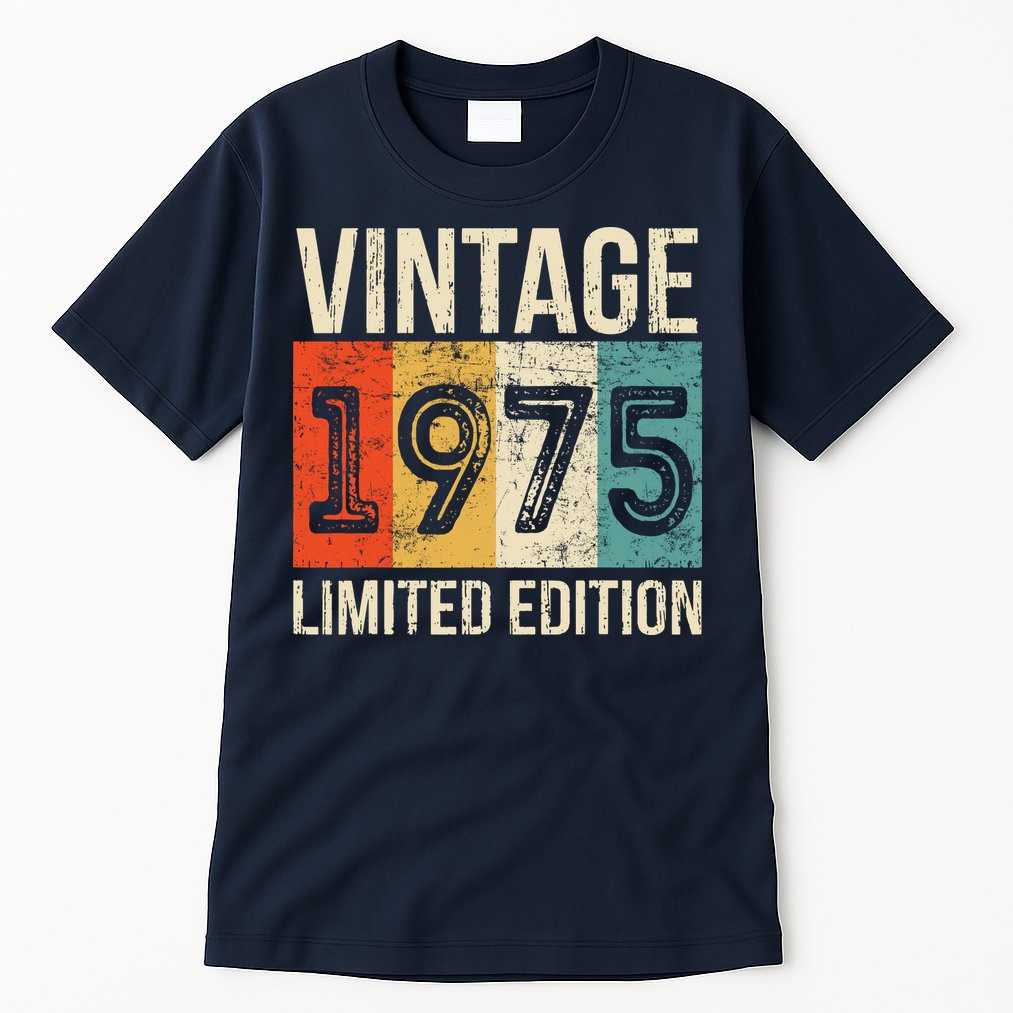 Vintage Made In 1975 Birthday Tall T-Shirt