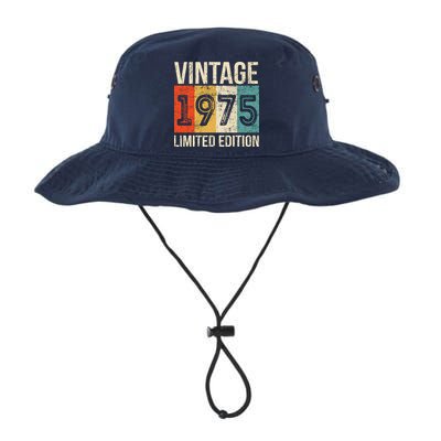 Vintage Made In 1975 Birthday Bucket Hat
