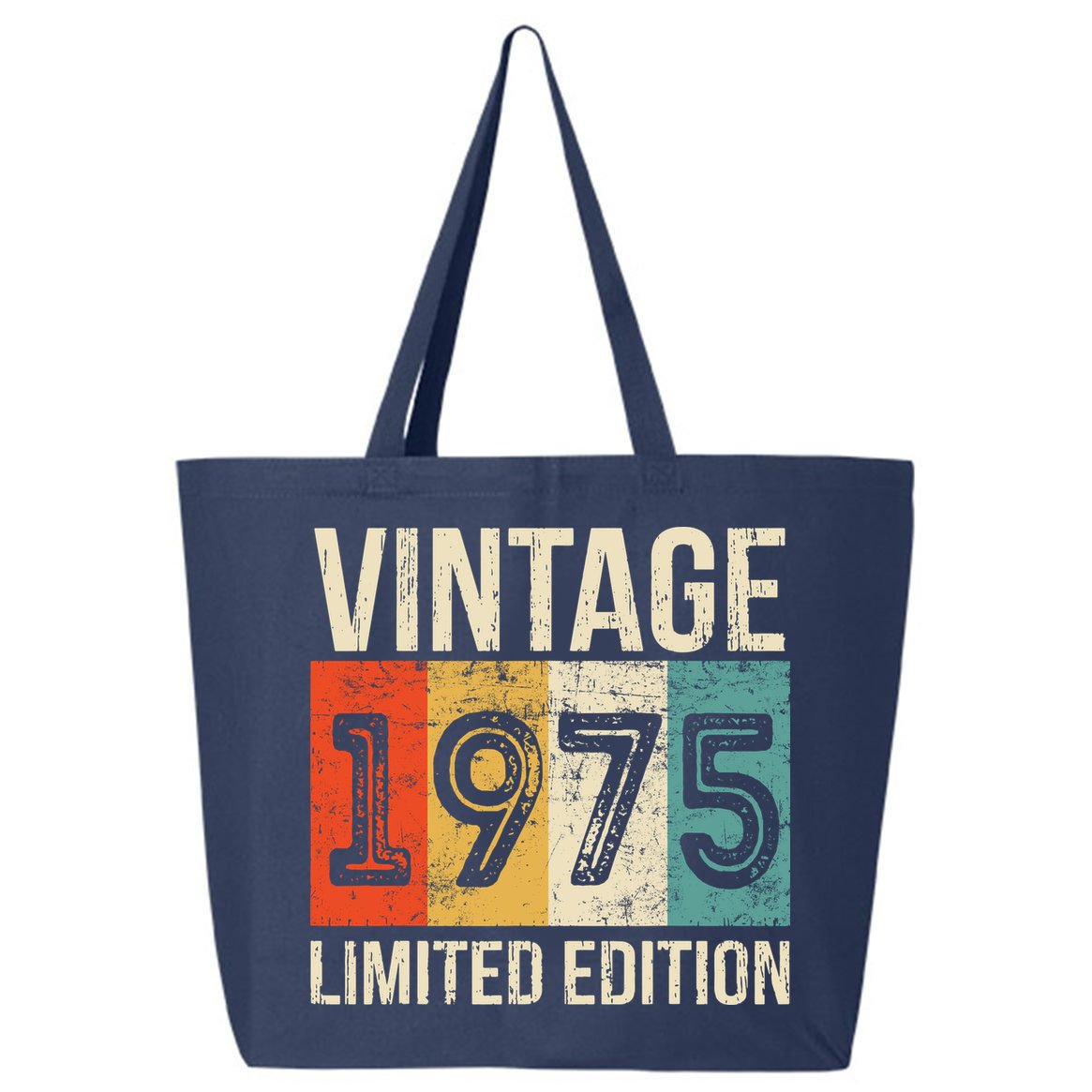 Vintage Made In 1975 Birthday 25L Jumbo Tote