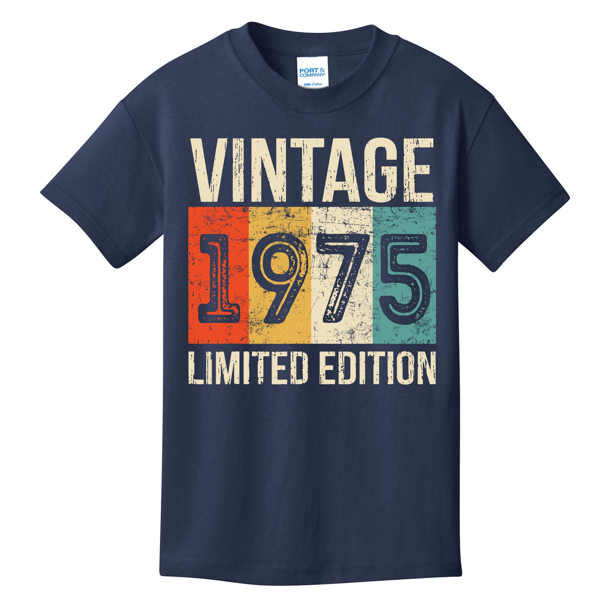 Vintage Made In 1975 Birthday Kids T-Shirt