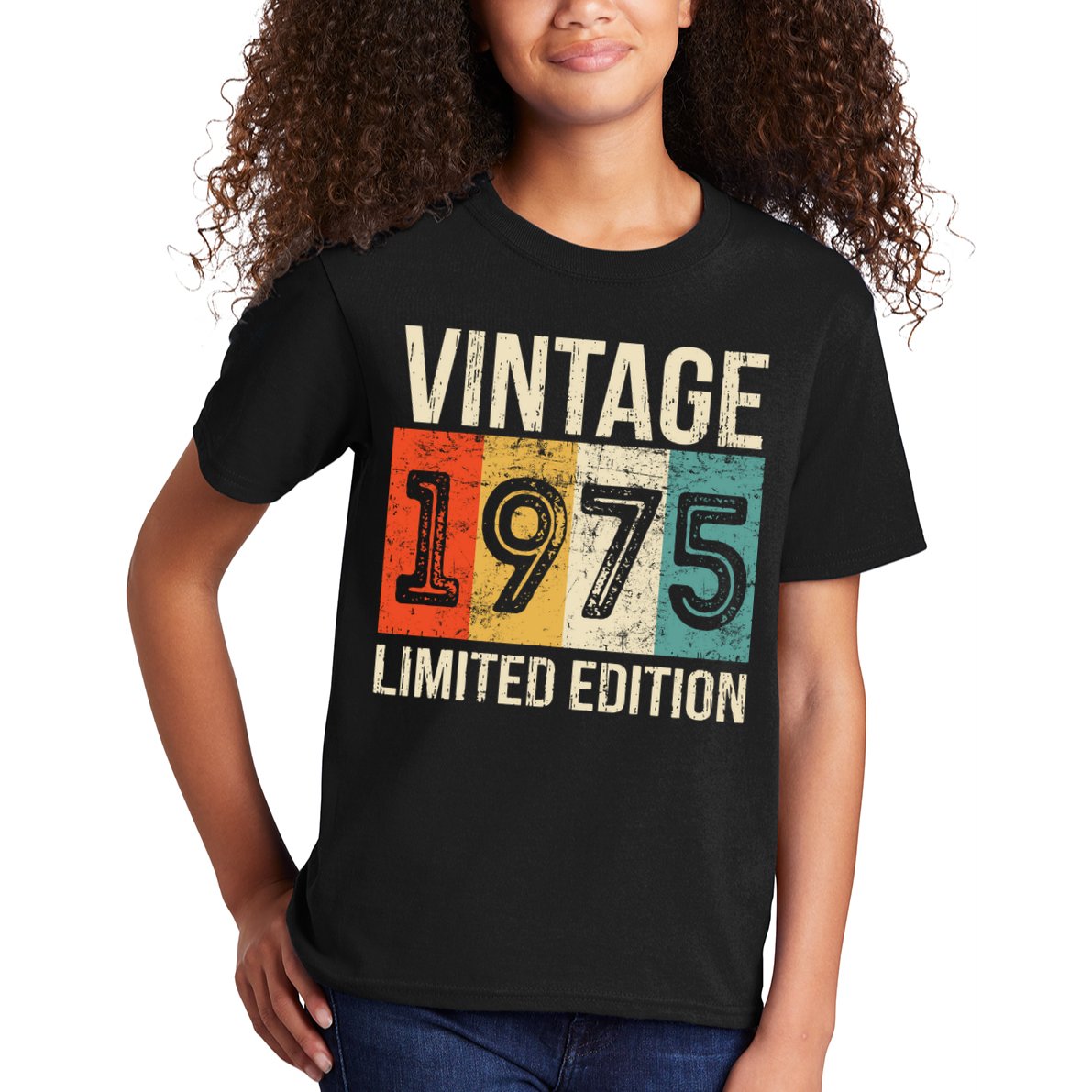 Vintage Made In 1975 Birthday Kids T-Shirt