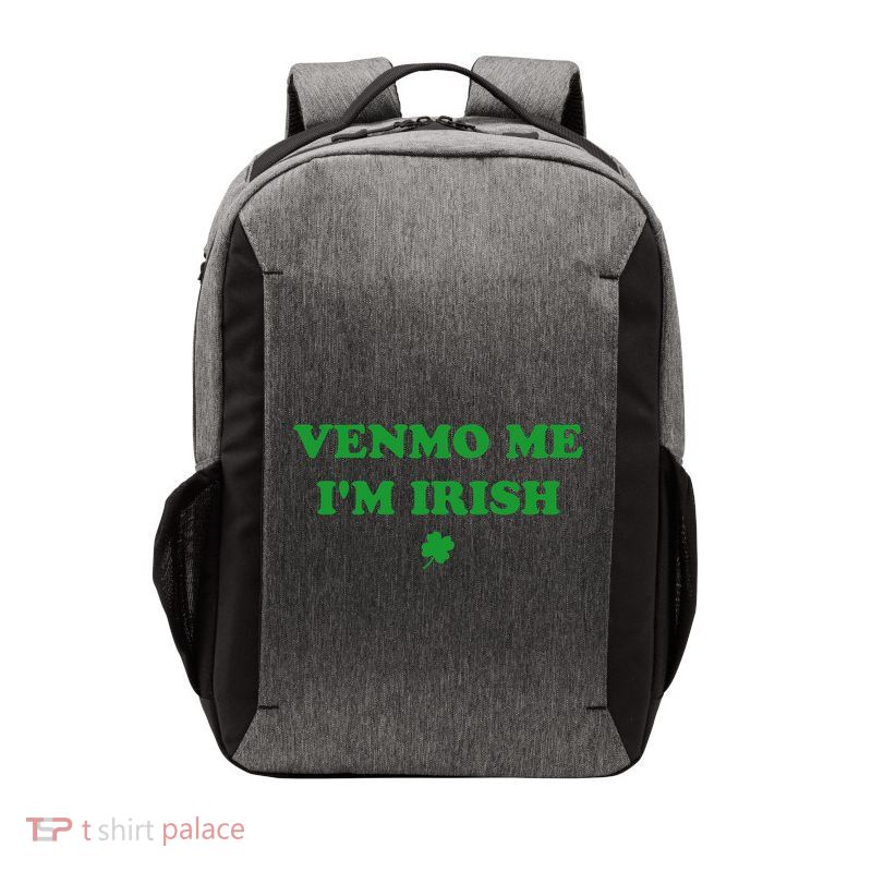 Venmo Me IM Irish Baby Vector Backpack