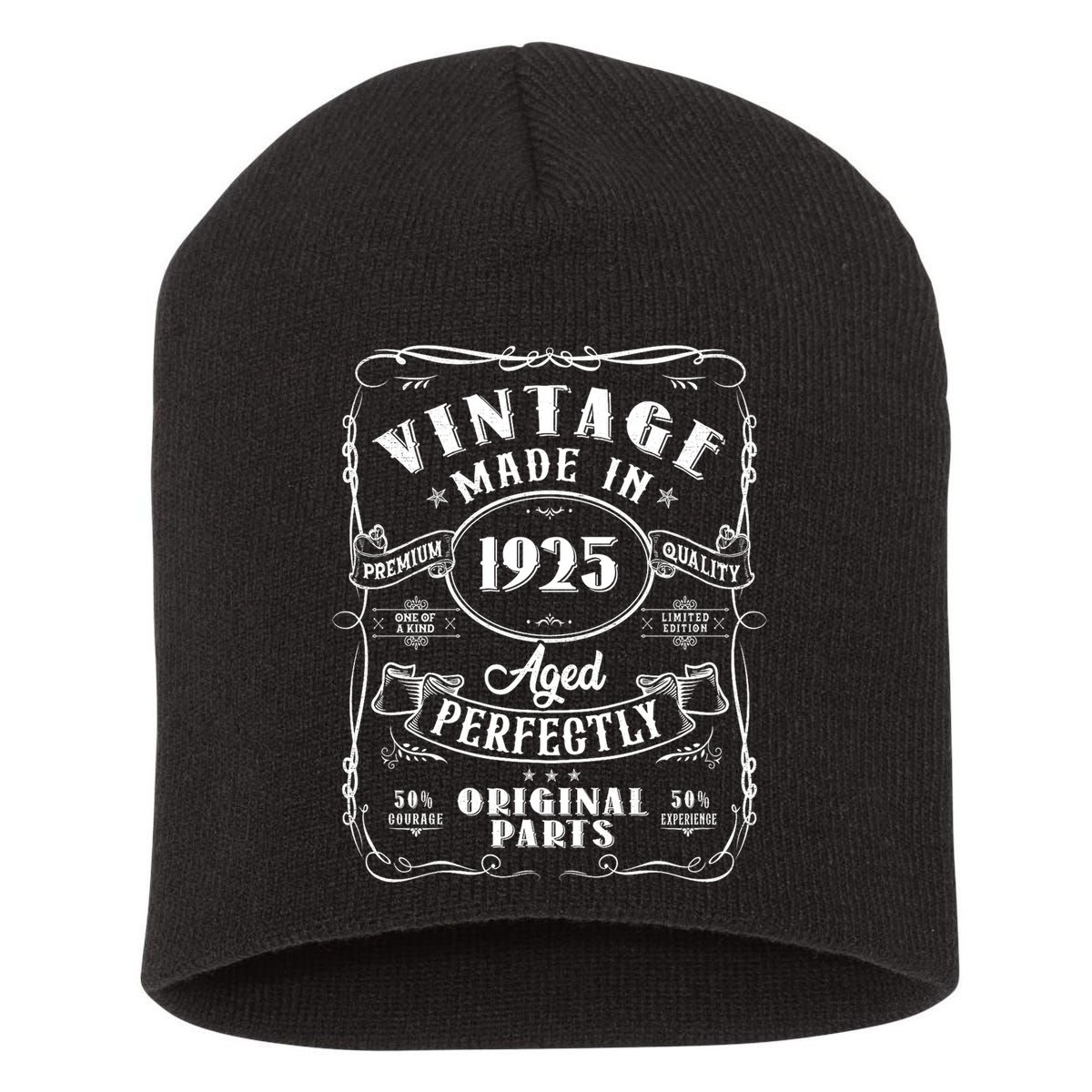 Vintage Made In 1925 One Of A Kind Limited Edition Aged Perfectly Original Parts Short Acrylic Beanie