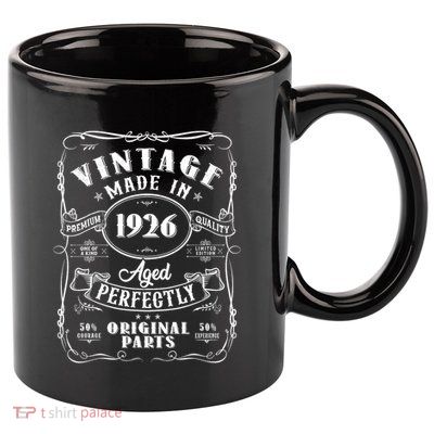 Vintage Made In 1926 One Of A Kind Limited Edition Aged Perfectly Original Parts 11oz C Handle Ceramic Mug