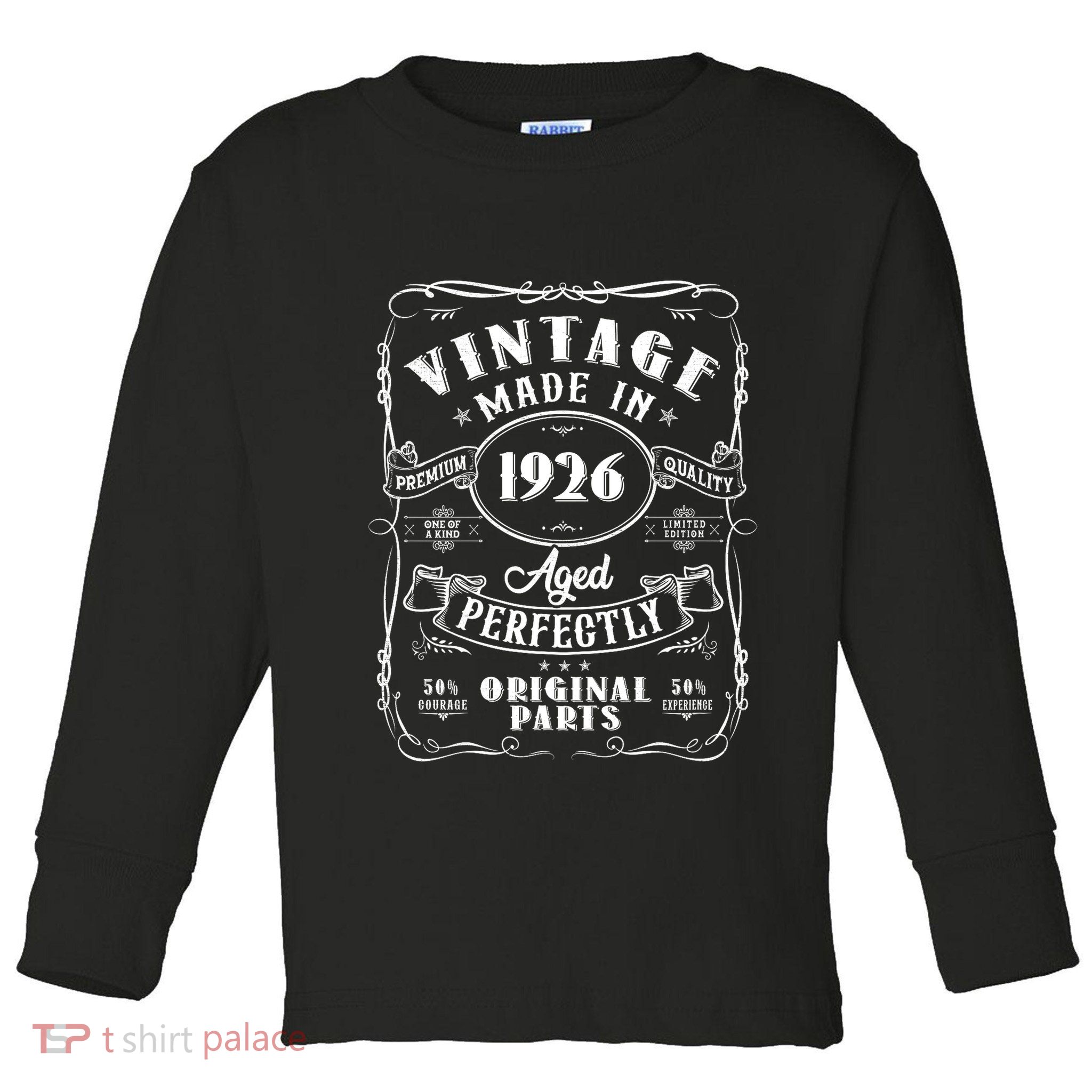 Vintage Made In 1926 One Of A Kind Limited Edition Aged Perfectly Original Parts Toddler Long Sleeve Shirt