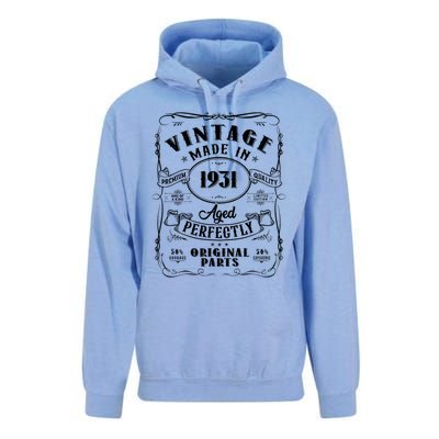 Vintage Made In 1931 One Of A Kind Limited Edition Aged Perfectly Original Parts Unisex Surf Hoodie