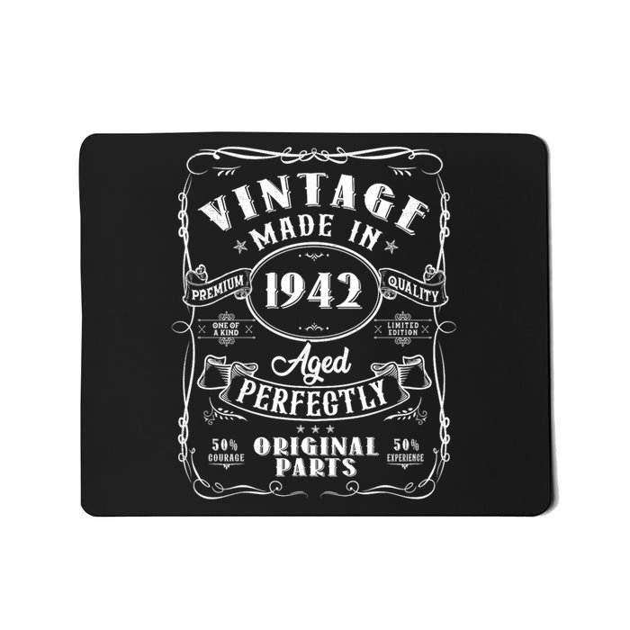 Vintage Made In 1942 One Of A Kind Limited Edition Aged Perfectly Original Parts Mousepad