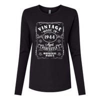 Vintage Made In 1944 One Of A Kind Limited Edition Aged Perfectly Original Parts Womens Cotton Relaxed Long Sleeve T-Shirt