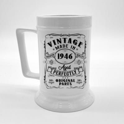 Vintage Made In 1946 One Of A Kind Limited Edition Aged Perfectly Original Parts Beer Stein