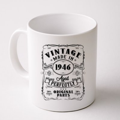 Vintage Made In 1946 One Of A Kind Limited Edition Aged Perfectly Original Parts Coffee Mug