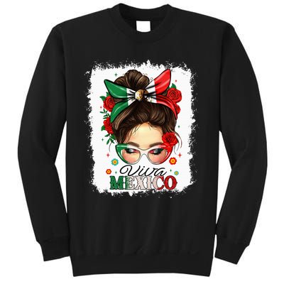 Viva Mexico Independence Day Mexican Flag Sweatshirt