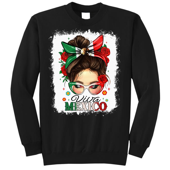 Viva Mexico Independence Day Mexican Flag Sweatshirt