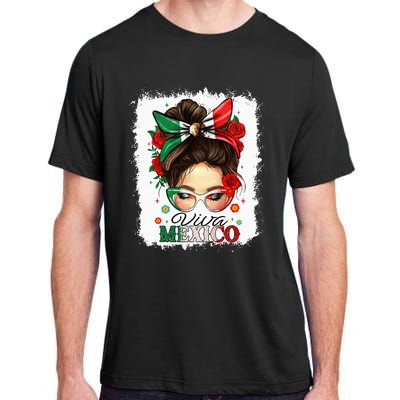 Viva Mexico Independence Day Mexican Flag Adult ChromaSoft Performance T-Shirt