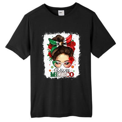 Viva Mexico Independence Day Mexican Flag Tall Fusion ChromaSoft Performance T-Shirt