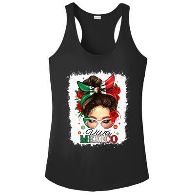 Viva Mexico Independence Day Mexican Flag Ladies PosiCharge Competitor Racerback Tank