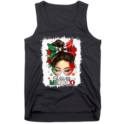 Viva Mexico Independence Day Mexican Flag Tank Top