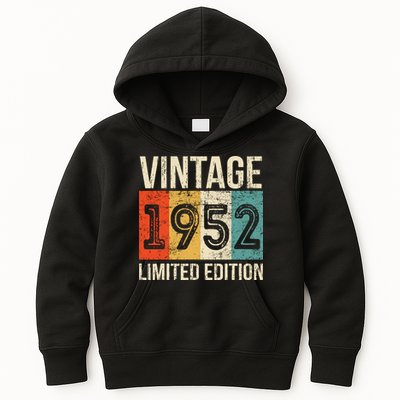 Vintage Made In 1952 Birthday Kids Hoodie