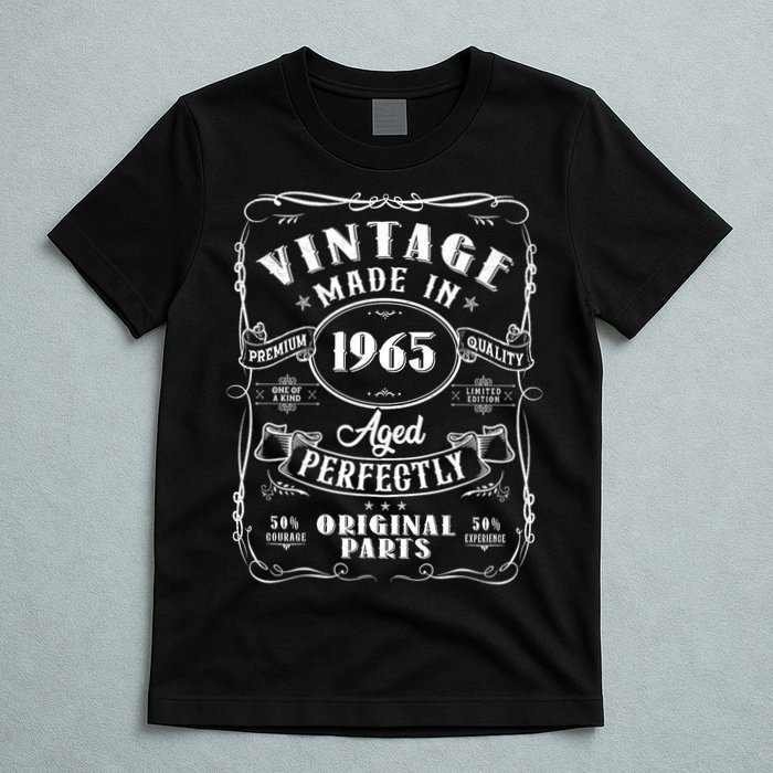 Vintage Made In 1965 One Of A Kind Limited Edition Aged Perfectly Original Parts T-Shirt
