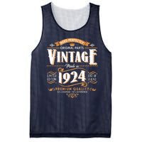 Vintage Made In 1924 100th Birthday Aged Perfectly Original Parts Mesh Reversible Basketball Jersey Tank