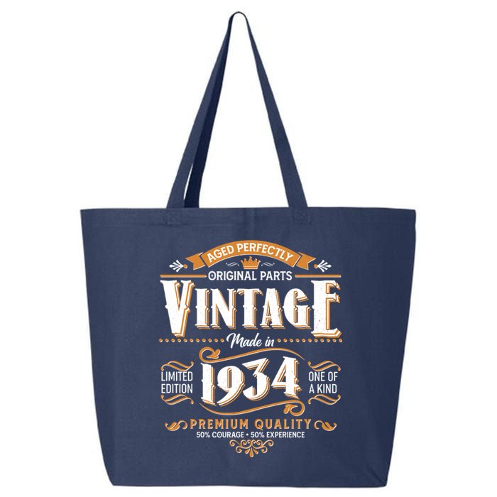 Vintage Made In 1934 90th Birthday Aged Perfectly Original Parts 25L Jumbo Tote