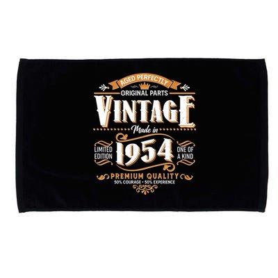 Vintage Made In 1954 70th Birthday Aged Perfectly Original Parts Microfiber Hand Towel