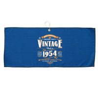 Vintage Made In 1954 70th Birthday Aged Perfectly Original Parts Large Microfiber Waffle Golf Towel