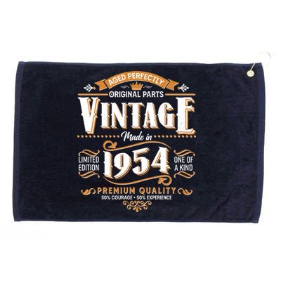 Vintage Made In 1954 70th Birthday Aged Perfectly Original Parts Grommeted Golf Towel