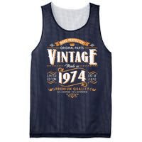 Vintage Made In 1974 50th Birthday Aged Perfectly Original Parts Mesh Reversible Basketball Jersey Tank