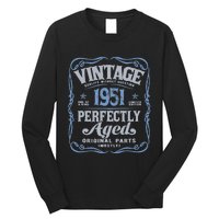 Vintage Made In 1951 Classic Birthday Long Sleeve Shirt