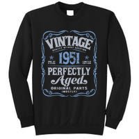 Vintage Made In 1951 Classic Birthday Sweatshirt