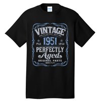 Vintage Made In 1951 Classic Birthday Tall T-Shirt