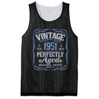 Vintage Made In 1951 Classic Birthday Mesh Reversible Basketball Jersey Tank