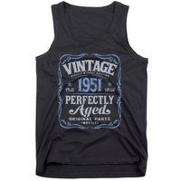 Vintage Made In 1951 Classic Birthday Tank Top