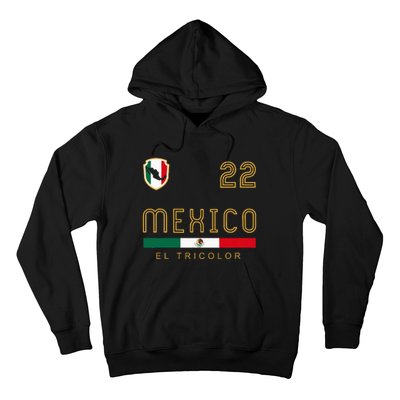 Vintage Mexico Jersey Futbol Soccer Flag Hoodie