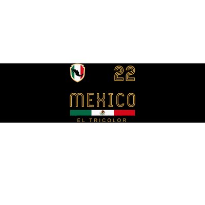 Vintage Mexico Jersey Futbol Soccer Flag Bumper Sticker