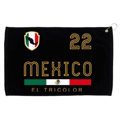 Vintage Mexico Jersey Futbol Soccer Flag Grommeted Golf Towel